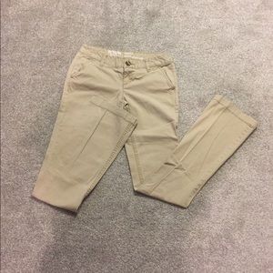 Mossimo Supply Co Khaki Slim Bootcut Pants Size 1